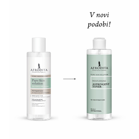 Afrodita PURE SKIN SOLUTION Pórusösszehúzó tonik zsíros, tisztátalan bőrre Afrodita PURE SKIN SOLUTION Pórusösszehúzó tonik zsíros, tisztátalan bőrre